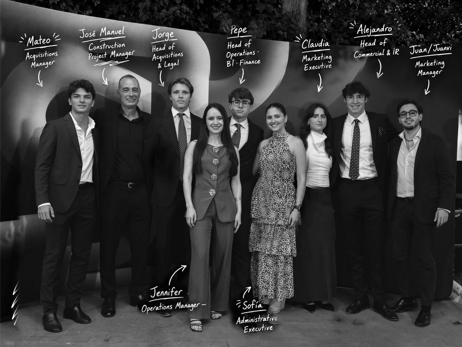 El equipo de Sanroal Capital con sus áreas, en la velada Pre-Summer 2026